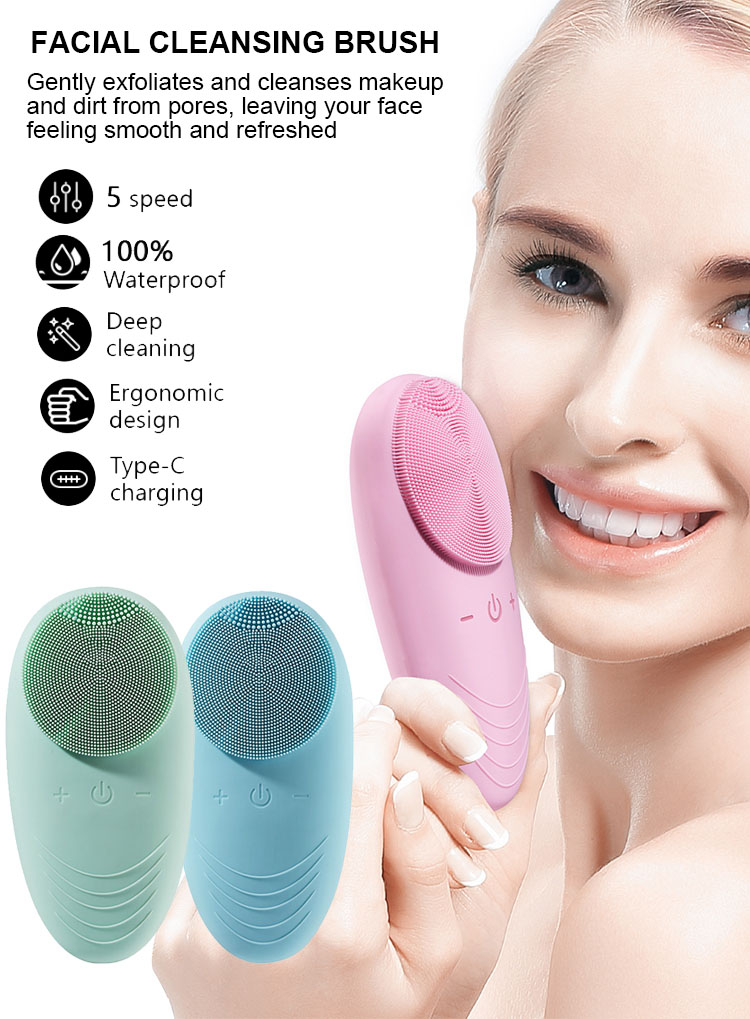 Electric Facial Cleansing Brush Details 1