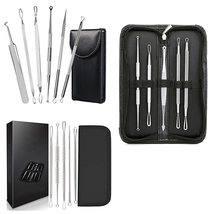 Buy Metal Blackhead Extractor Remover Pimple Popper Tool