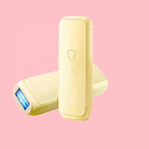 Sapphire Cooling IPL Laser Hair Removal Machine at Home Device With Dual Pulse Light Ultra Fast Flash- Pale Yellow
