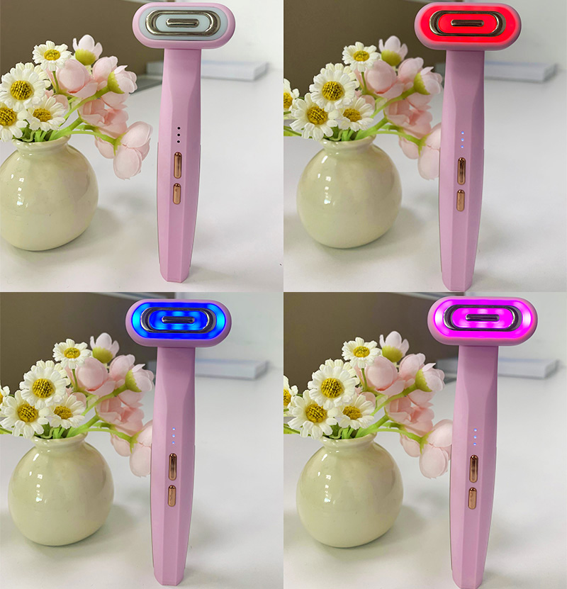 New 4 In 1 high frequency Electrotherapy Facial Eye wand Magic wand 650nm Anti-aging
