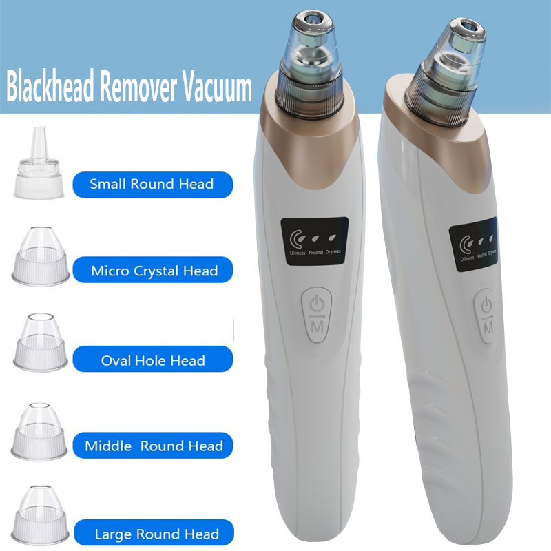 Facial Nose Pore Cleaner Remover Tool Electric Suction Vacuum Blackhead Remover For Blackheads Acne Blemishies Pimples Remove