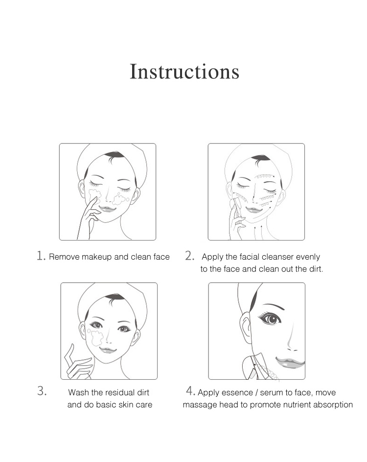 Intelligent Facial Massage Machine Beauty Salon Skin Care Device Warm/Cool Function Wrinkle Remover Derma Rolling System