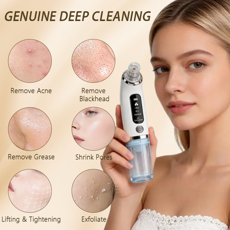 Cross-Border Home Use Beauty Instrument Gentle Electric Water Suction Blackhead Remover Pore Cleaning Skin Beauty Device Small