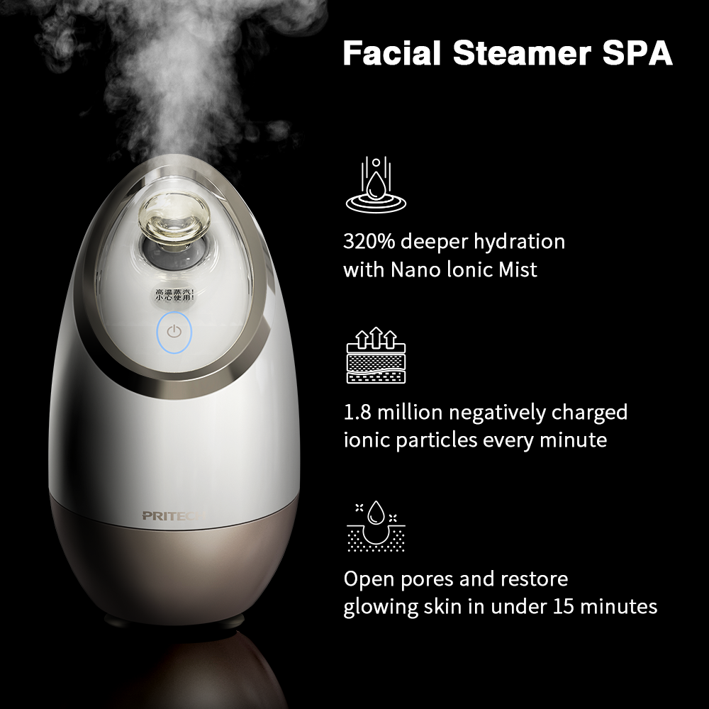 PRITECH Sensor Touch Control Professional Nano Ionic Facial Steamer