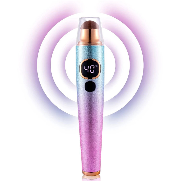 Electric Eye Care Pen Device Anti Age Eye Wrinkle Dark Circle Remover Hot Natural Bian Stone Warm Heat Eye Beauty Massage