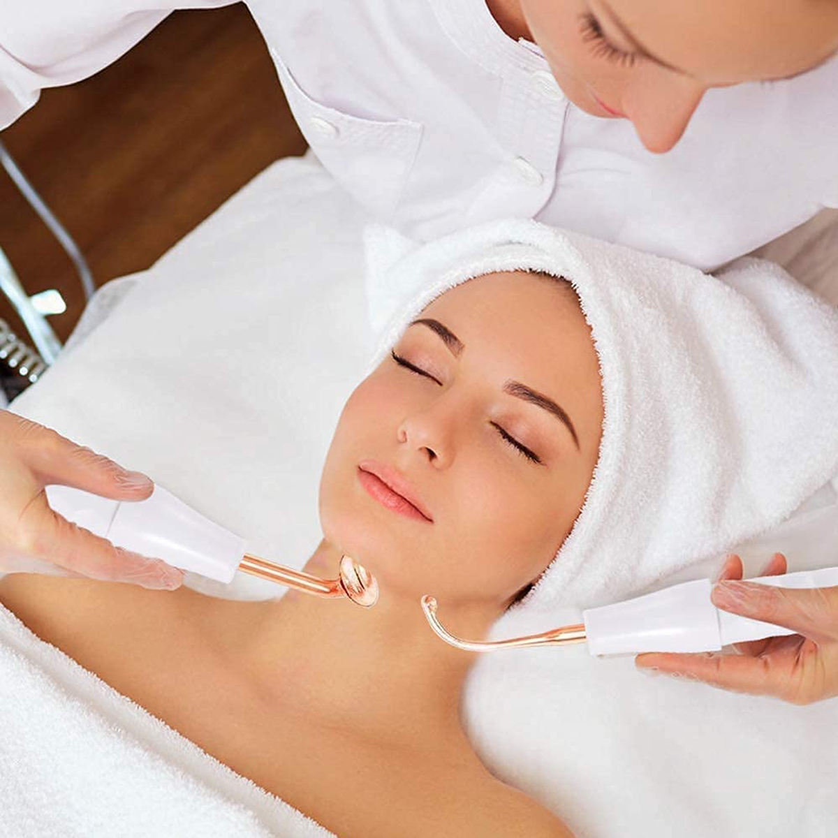 Portable High Frequency Skin Therapy Wand Machine for Acne Treatment Skin Tighten Wrinkle Reduction
