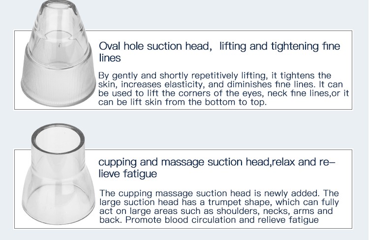Facial Blackhead Removal Tool Vacuum Device for Acne Treatment Nose Head Application