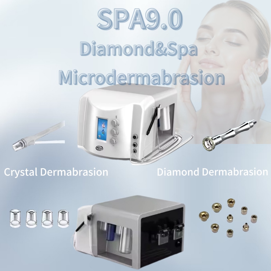 Newest Dermabrasion Silk Peel Microdermabrasion Blackhead Remover Facial Cleaning Spa Machine