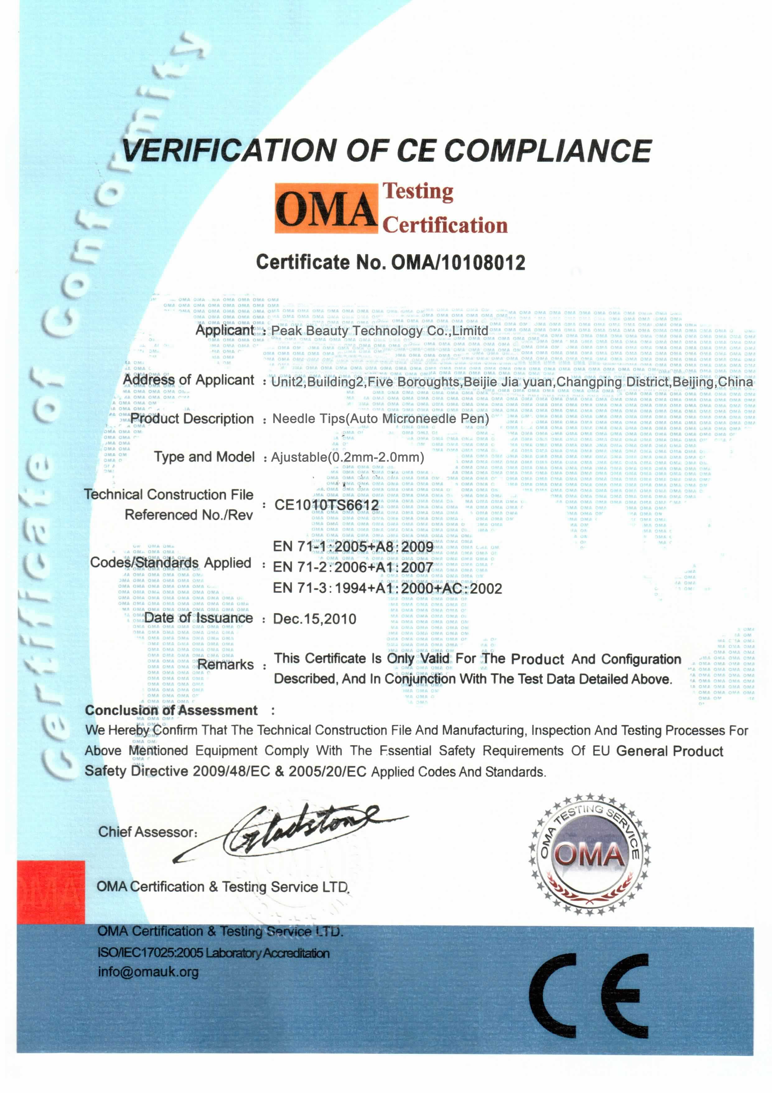 Certificate 2