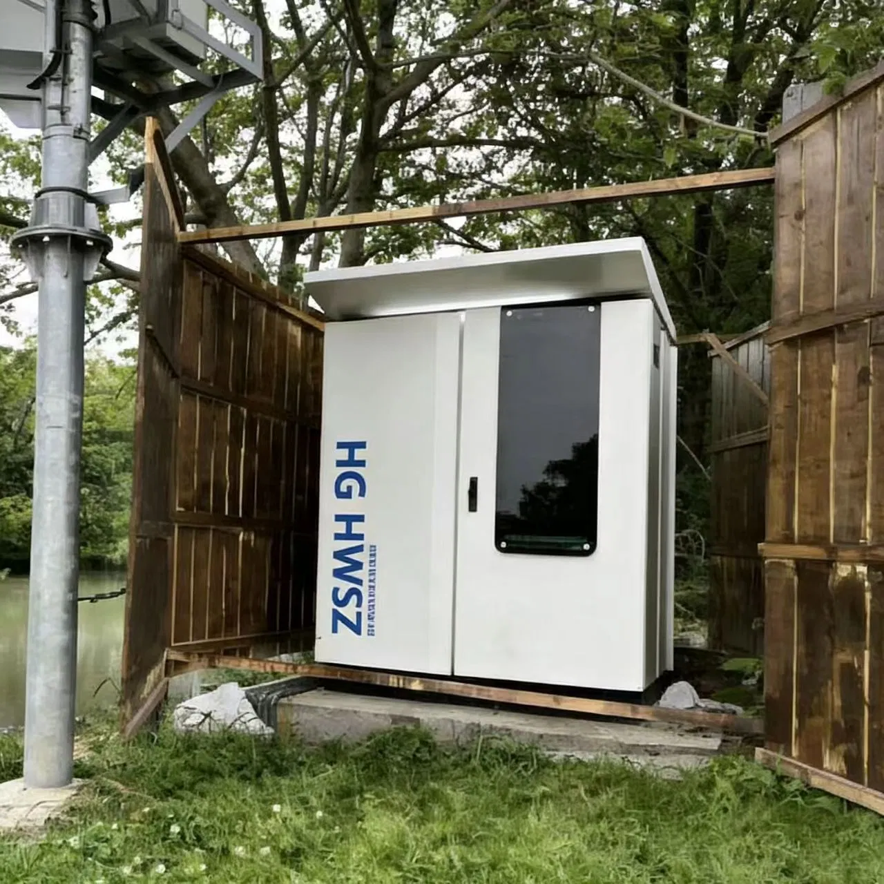 High insulation water quality monitoring station, with 220V industrial power supply, small integrated outdoor monitoring system HG HWSZ S100