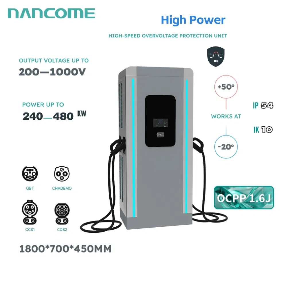 Nancome Robust High Power Charging Station for Logistics EV Charging with 480kw