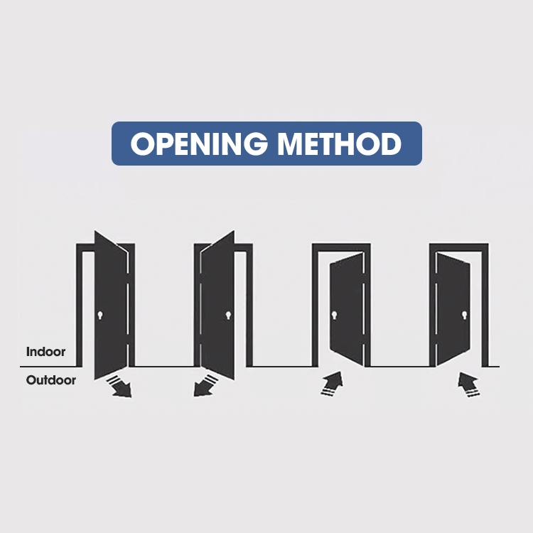 Modern Custom Designed Aluminum Door Villa Apartment Exterior Front Entrance Security Door