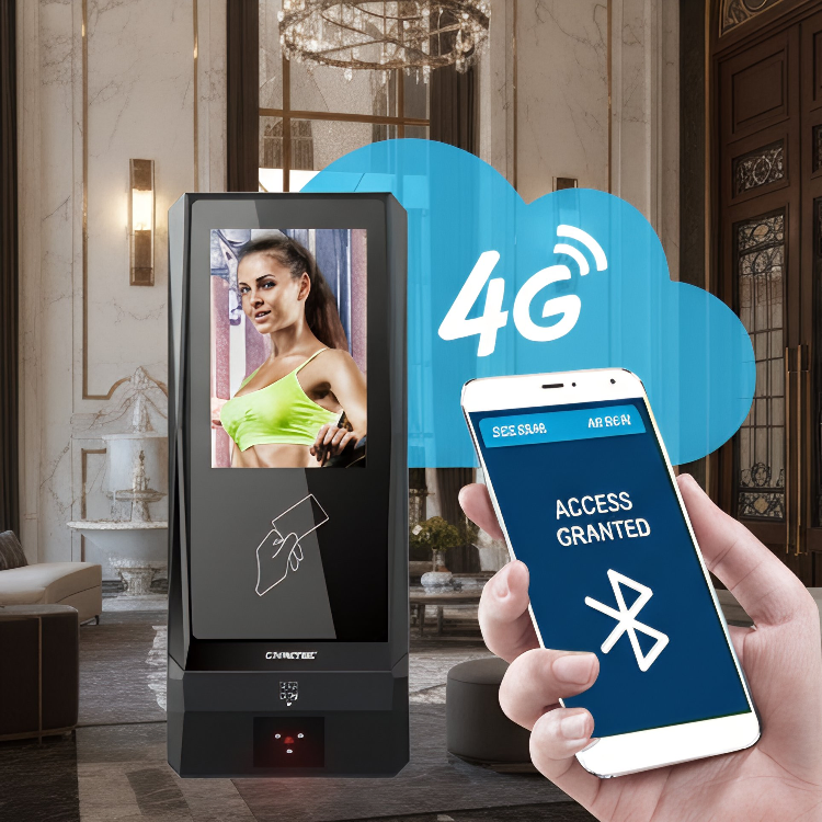 CT9 Dual Frequency Access Cards Smart Building Intercom System Automate The Enter of Gym with 4G