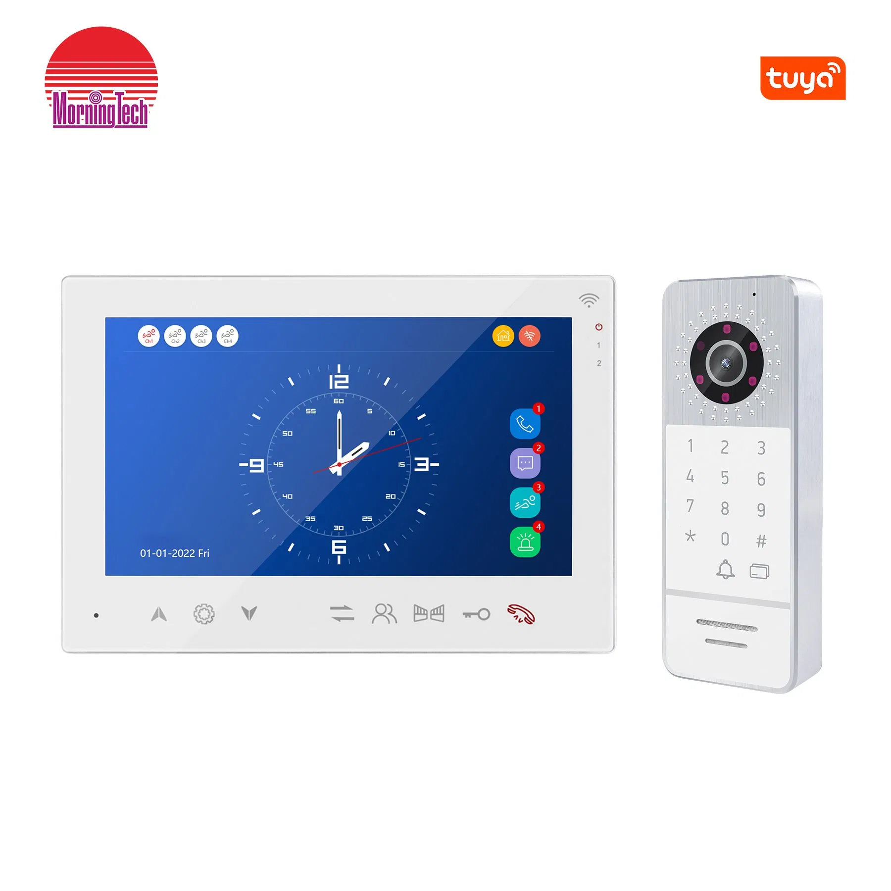 Hot Selling Multi Door Bell Wireless Video Doorphone Camera Clear Video Door Entry Intercom System