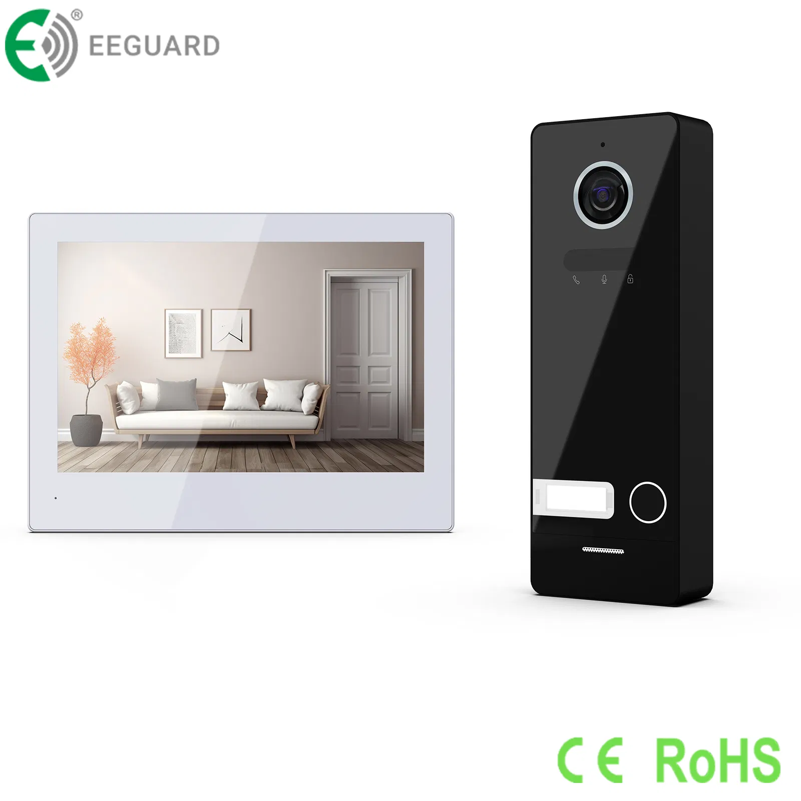 TCP/IP Video Door Intercom System Tuya Smart Home IP66 Home Security Kit for Villa
