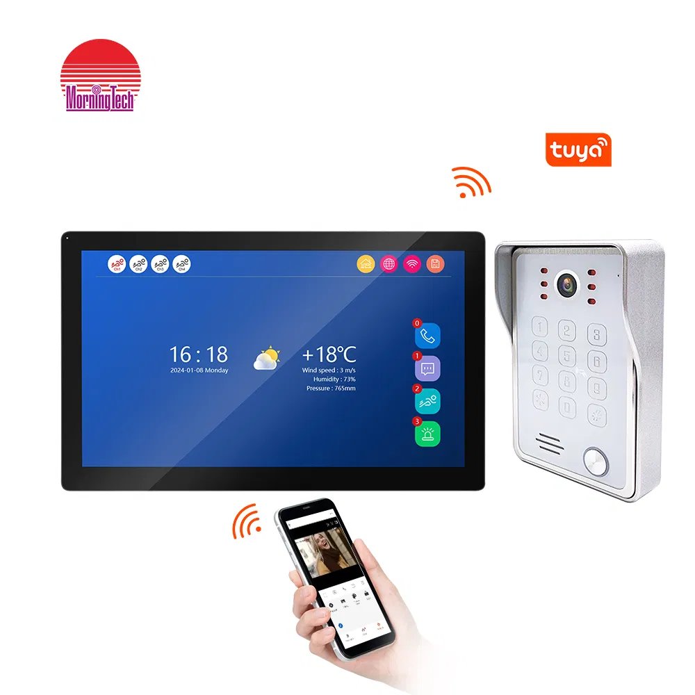 Wired Home Video Door Phone Intercom Entry System Building 4wire 1080P