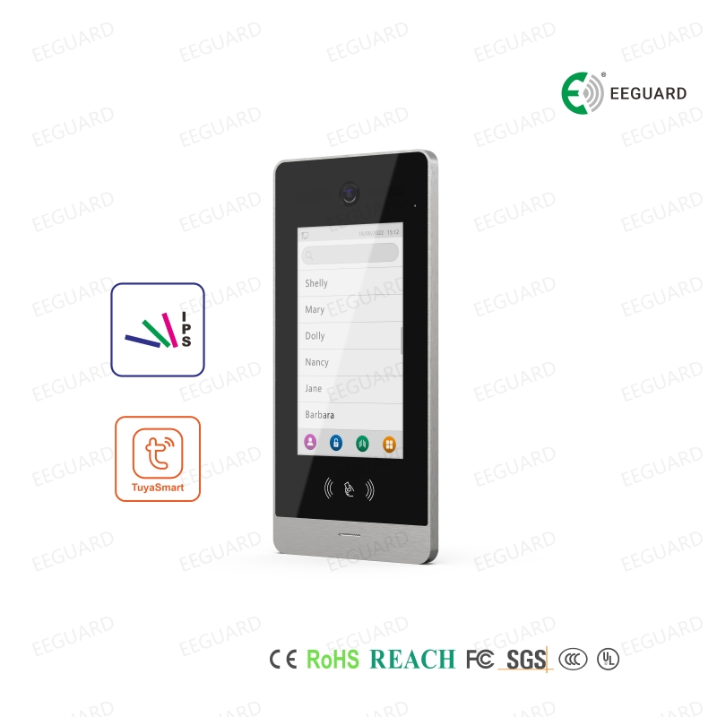 IP Video Doorphone Intercom System with 7" Touchscreen and HD Camera