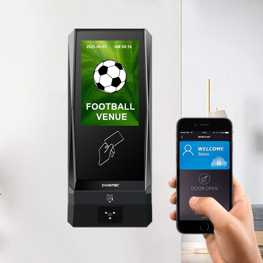 CT9 Visitor Management System with Access Control Using Temporary Qr Code Credentials