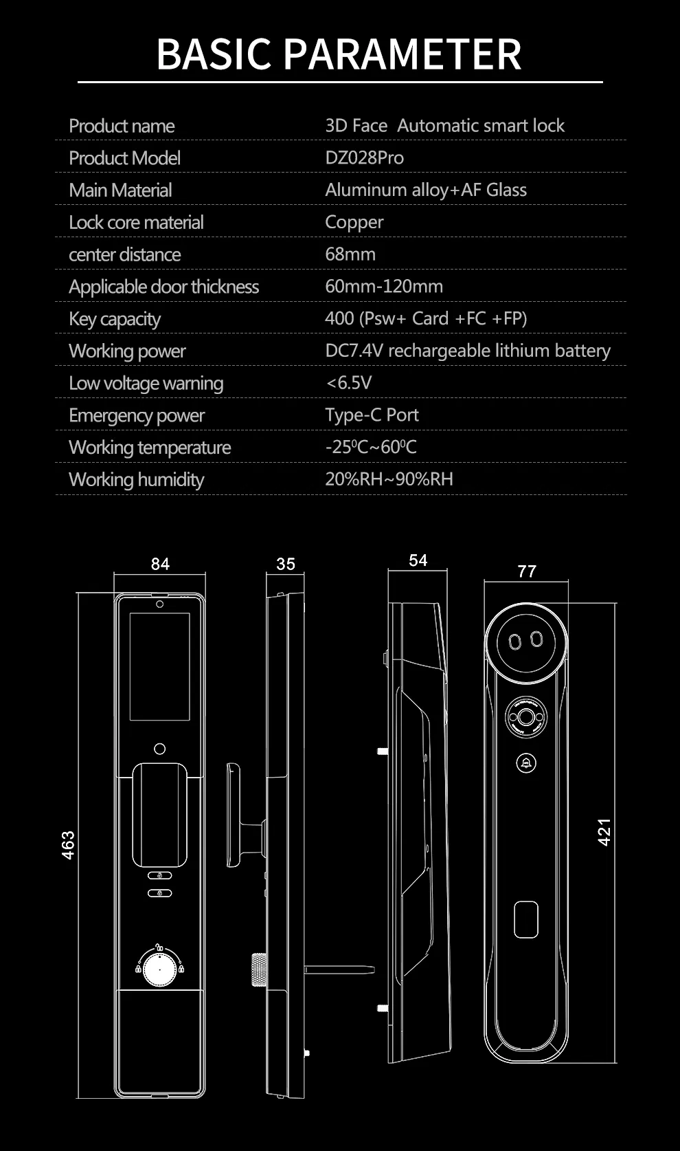 Ai Smart Lock System with Remote Access and Data Storage Options