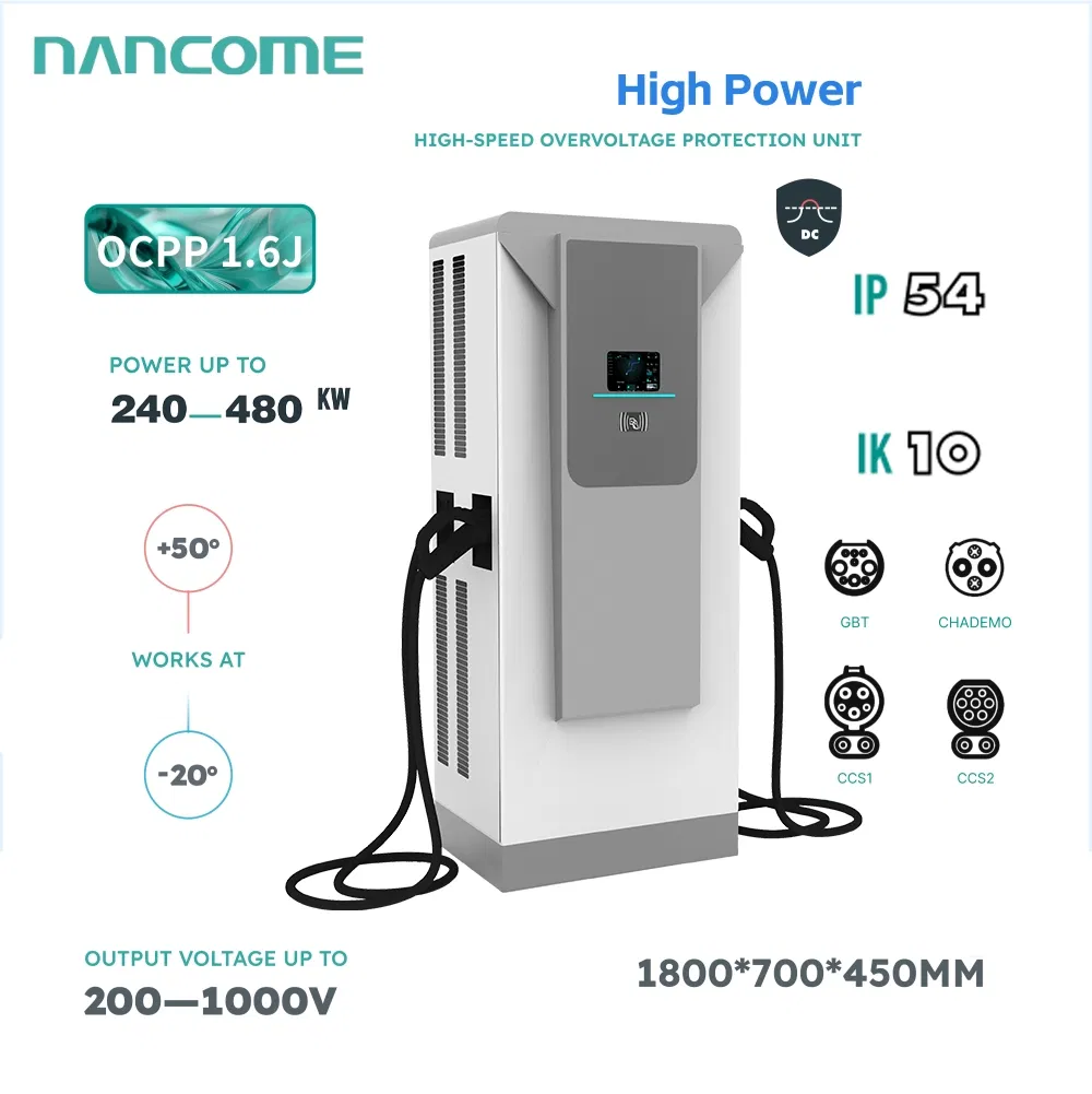 Nancome Advanced High Power Charging Station for Construction EV Charging with 480kw