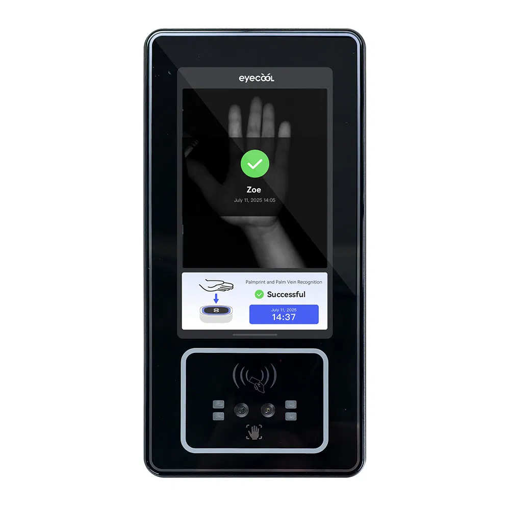 Professional Biometric Ecx168 Palm Vein Access Control Device Palmprint Vein Enrollment