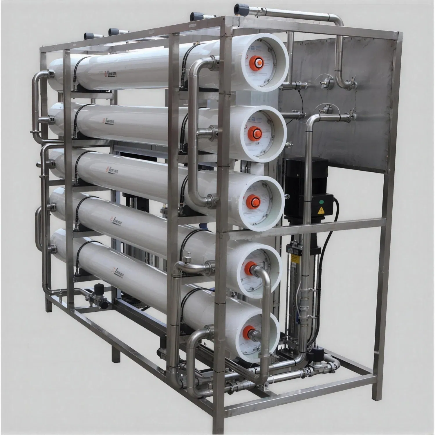 Advanced Industrial Ultra Pure Water Production System for Microelectronics with Integrated Monitoring and Control System for Real Time Water Quality Assurance