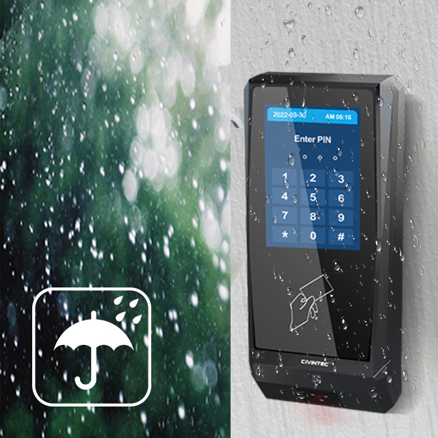 CT9 All-in-One Mqtt Control Fingerprint RFID Card Reader Door Access System with Wiegand, TCP/IP