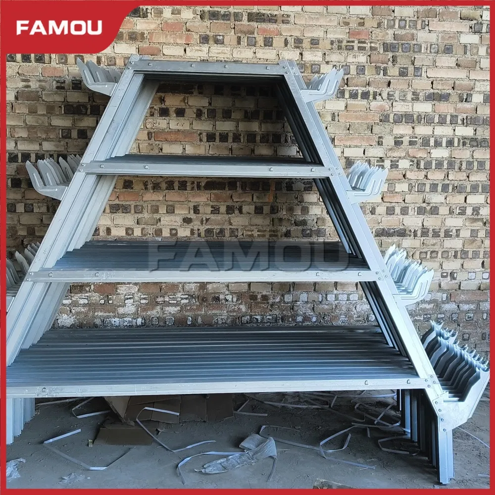 Fully Automatic Poultry Equipment with Multiple Protection and Alarm Equipment Ladder Type Automatic Feeding System