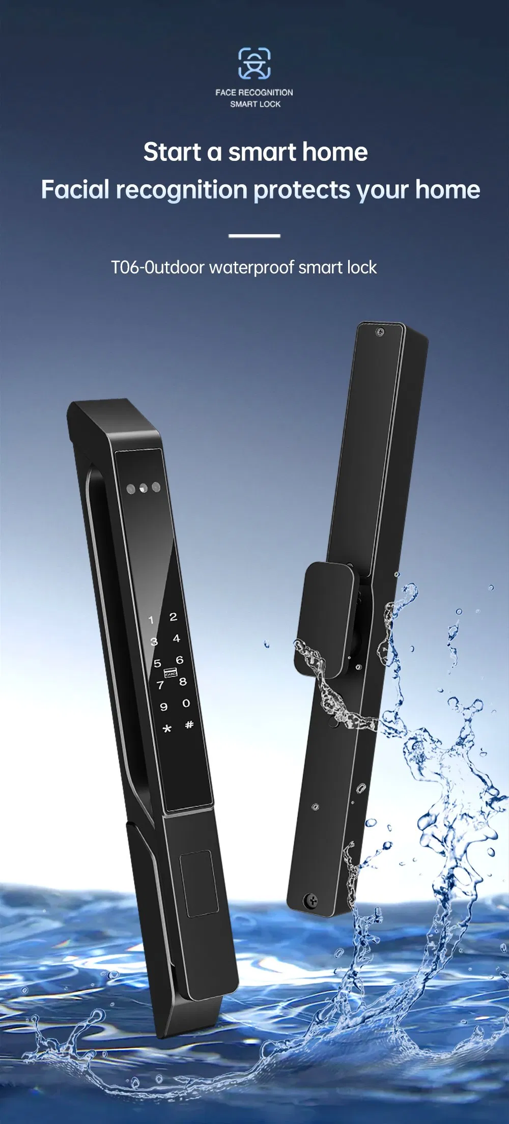 Advanced Smart Lock System for Wooden Doors by Tuya