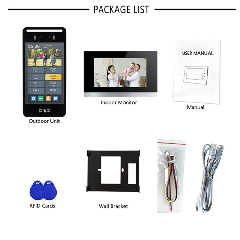 Mingke Mk-Azcprl8c Tuya Smart Video Door Bell IP Intercom System