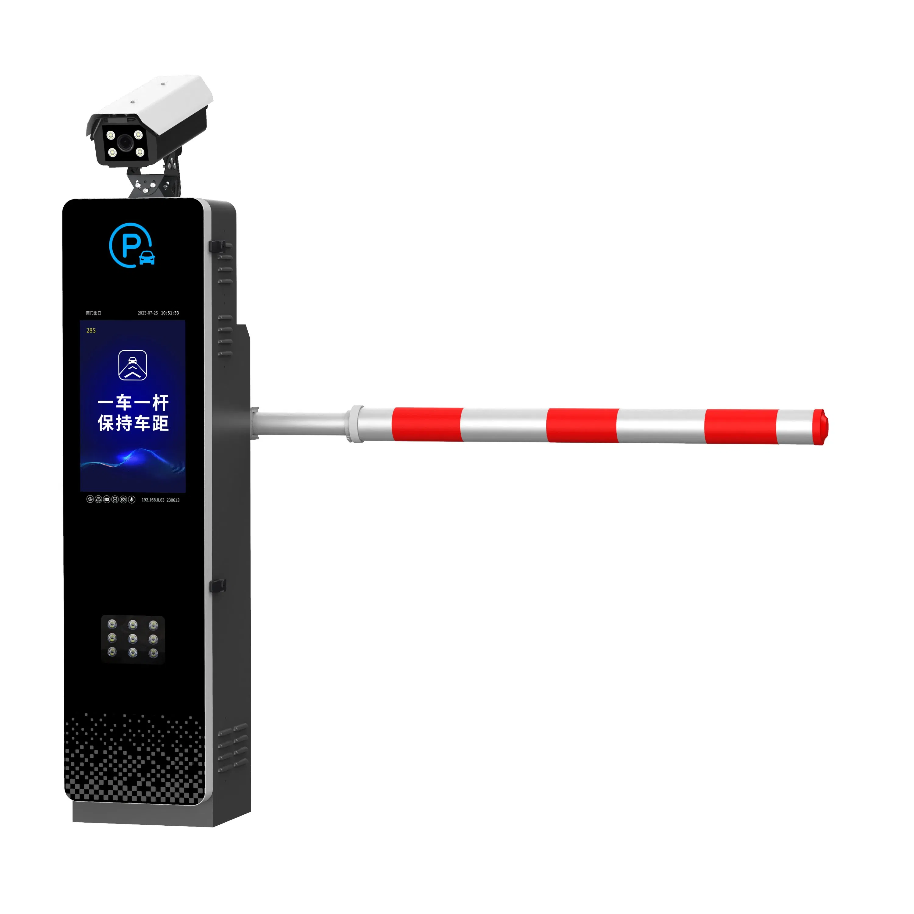 Lpr with Software for Security System Parking Camera Road Anpr Gate Barrier