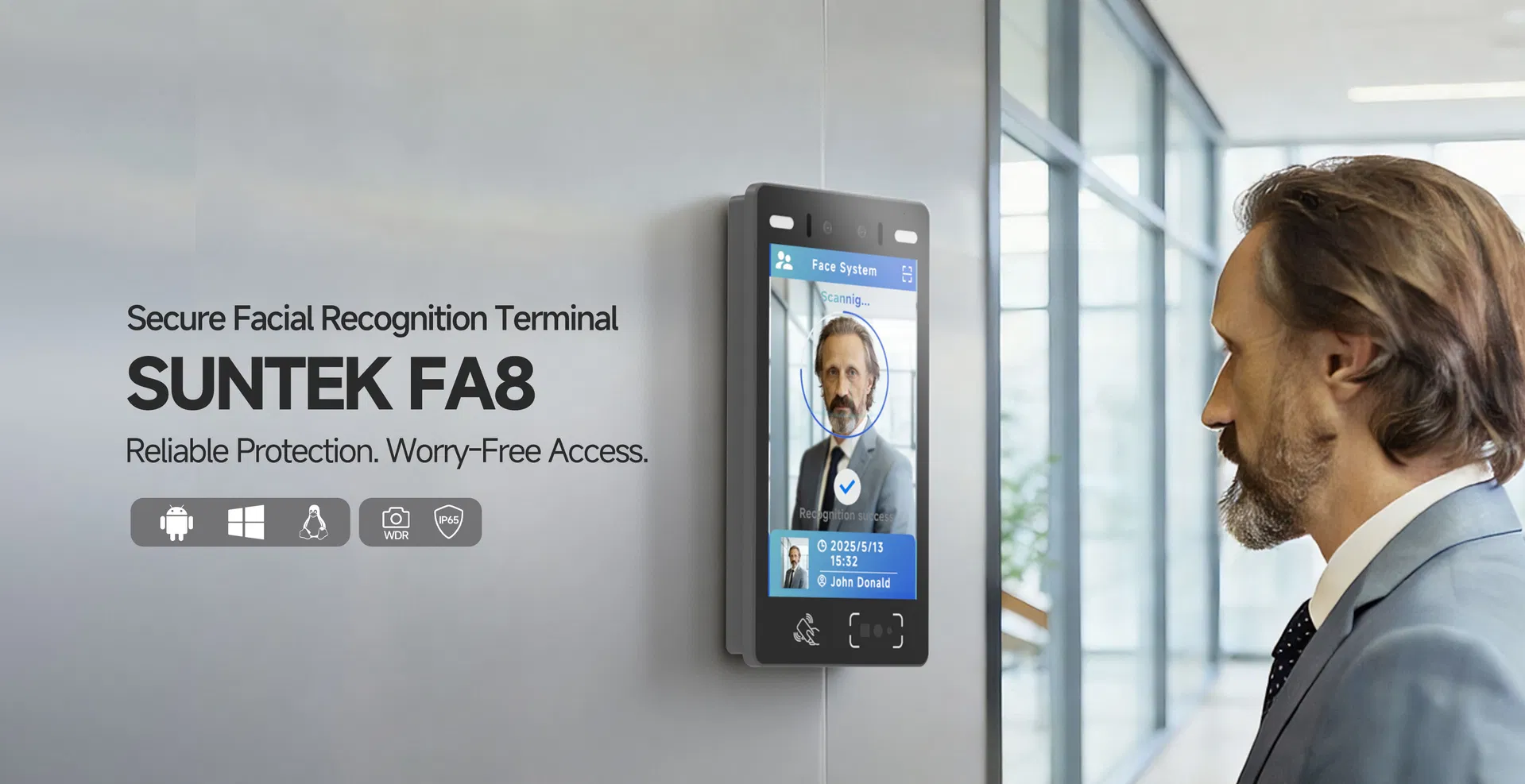 FA8 Facial Recognition Reader