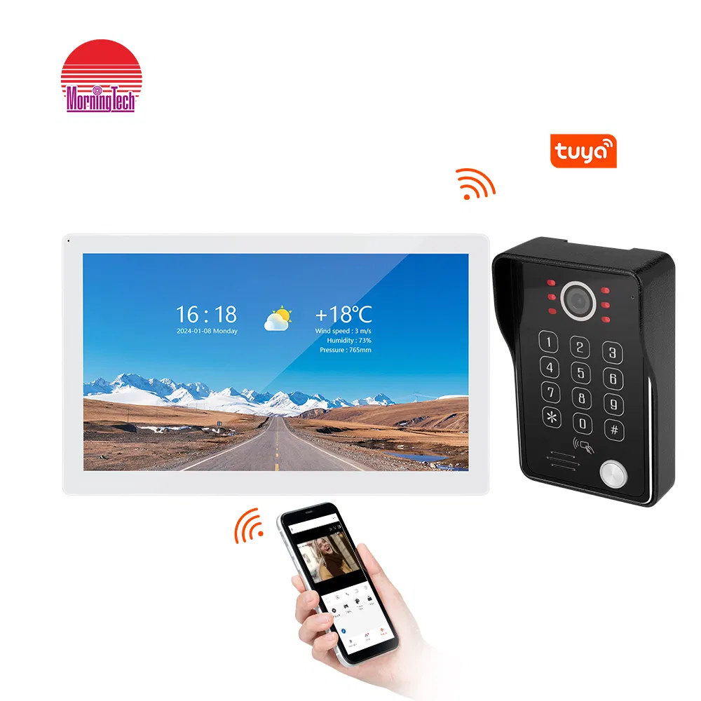 Wired Home Video Door Phone Intercom Entry System Building 4wire 1080P