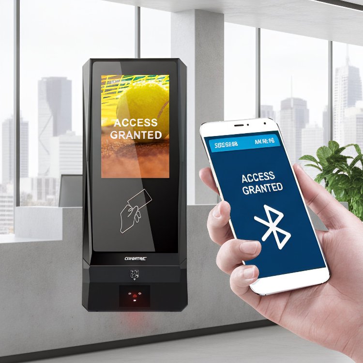 CT9 PRO Waterproof Touch Keypad TCP/IP Access Control System with RFID NFC Qr Code Reader