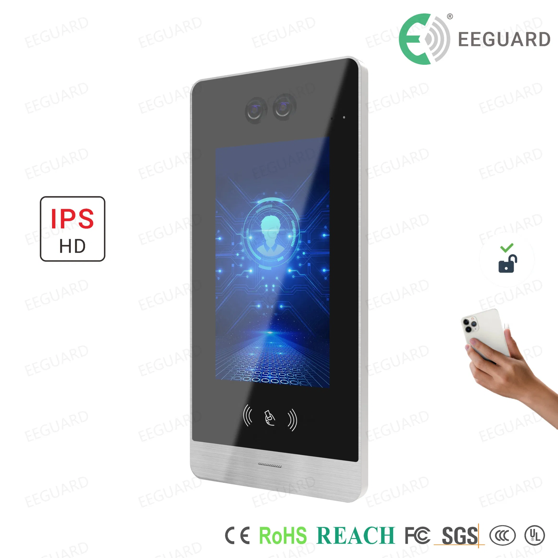 Multi-Apartment Video Intercom System with 7-Inch Touchscreen and Qr Unlock
