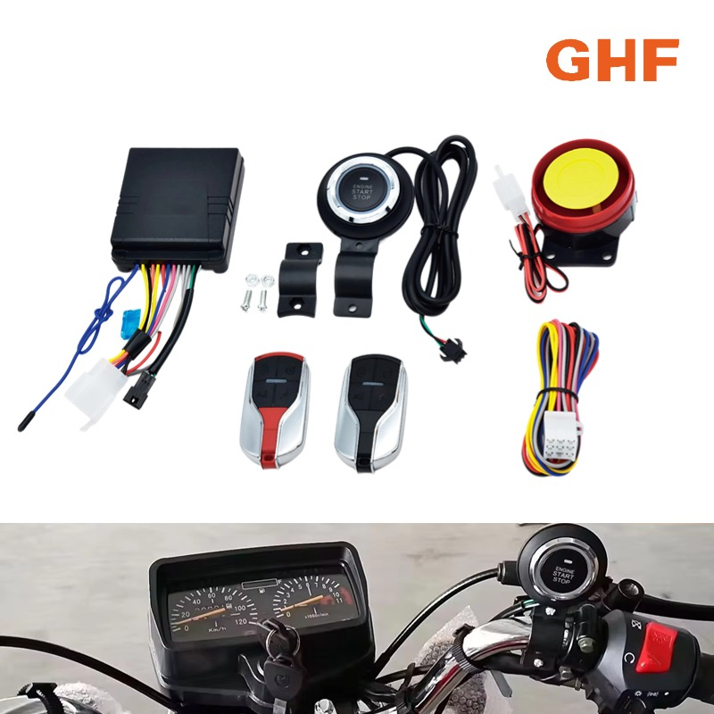 Anti-Theft Alarm System Moto Smart Remote Control Lock Security System Motorbike Accessories
