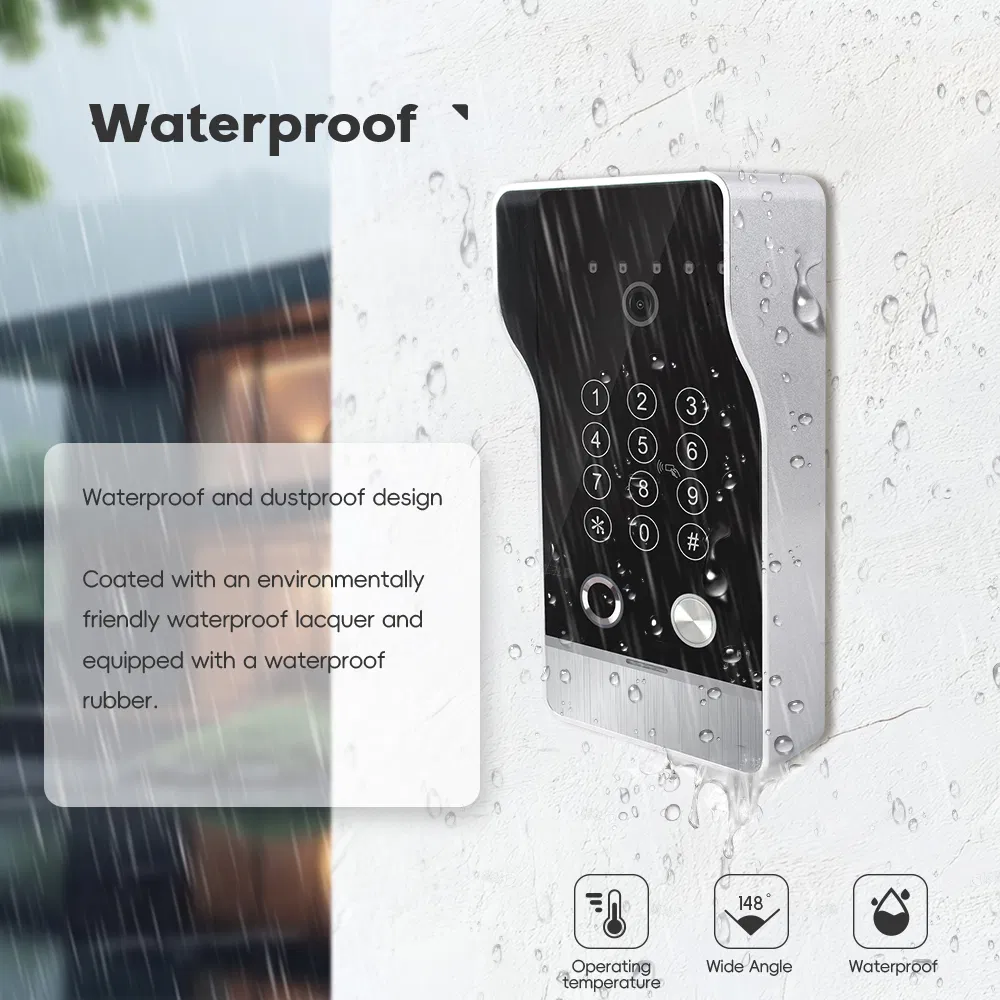 Tuya Smart IP Video Intercom System Doorbell with 10.1-Inch Screen for Villa