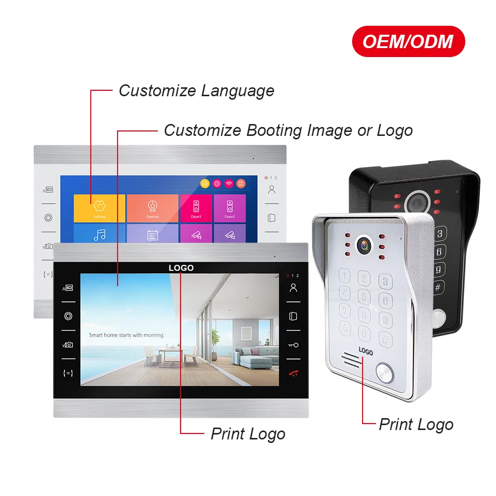 10 Inch 1080P Tuya Smart Wireless WiFi Video Entry Intercom System