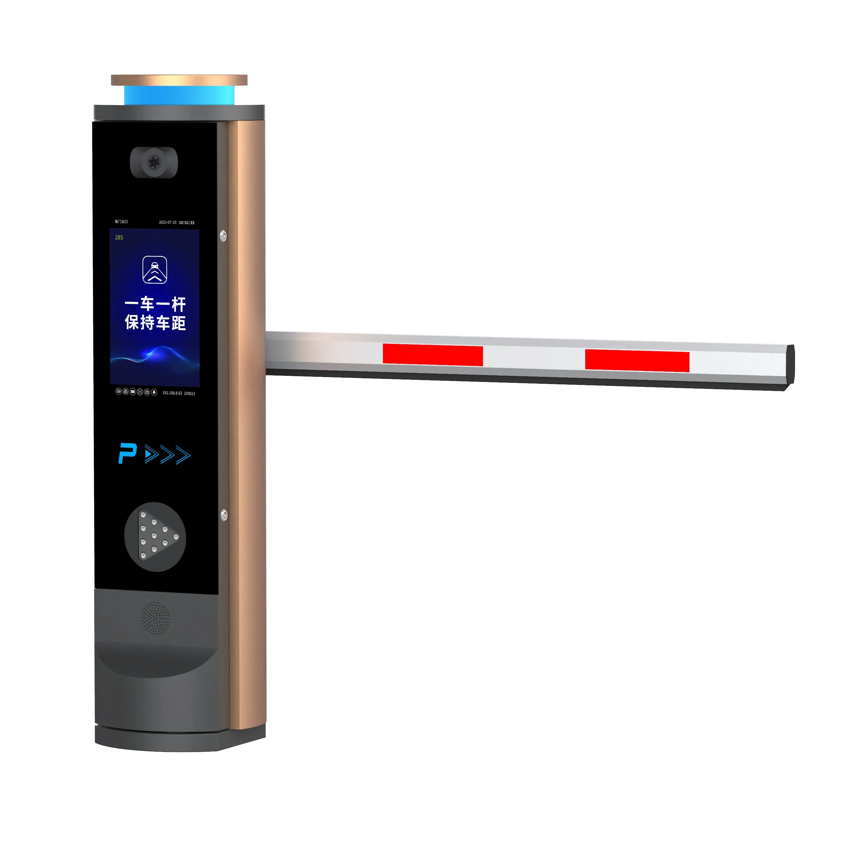 Advanced 10.1-Inch License Plate Recognition System for Parking Solutions