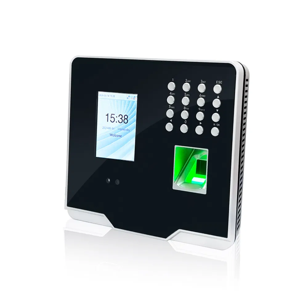 Biometrics Access Control System Facial Detection Fingerprint Time Attendance Device with Built-in Battery