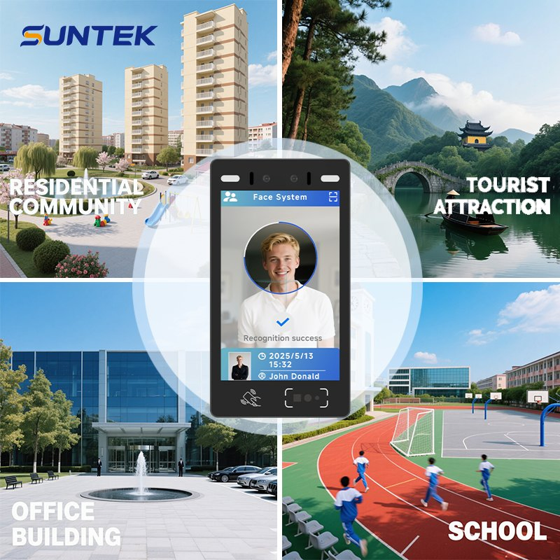 OEM/ODM Suntek Ndroid Biometric Door Access Machine Face Check Scanning Recognition Integrated Sdk Attendance System with Multipla Installations Me