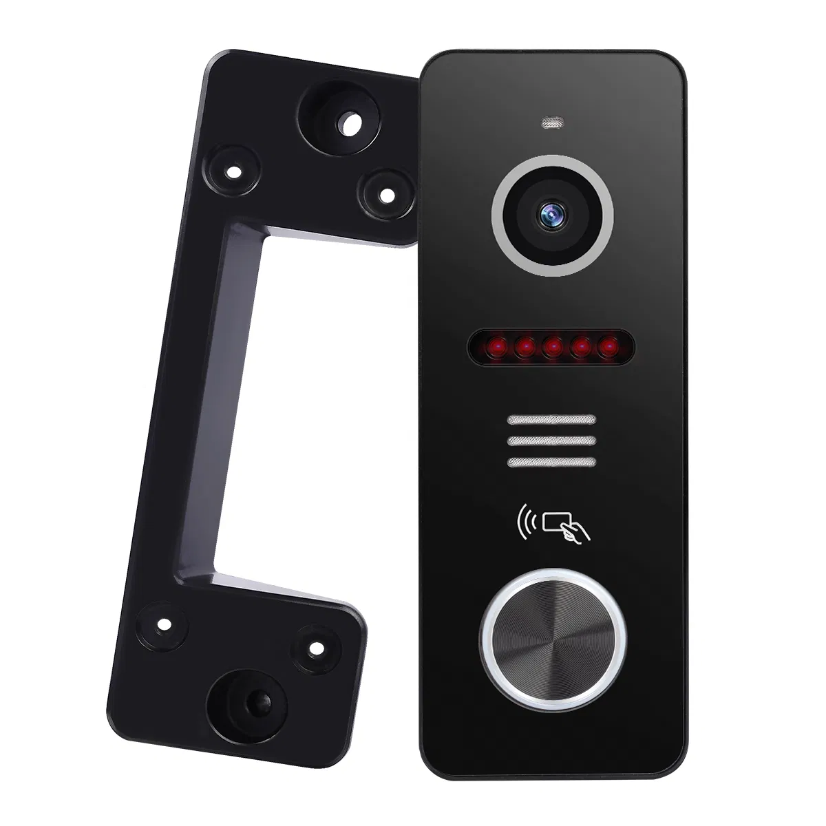 WiFi Intercom Doorbell Tuya Video Intercom System with Motion Detection Night Vision Remote Unlock