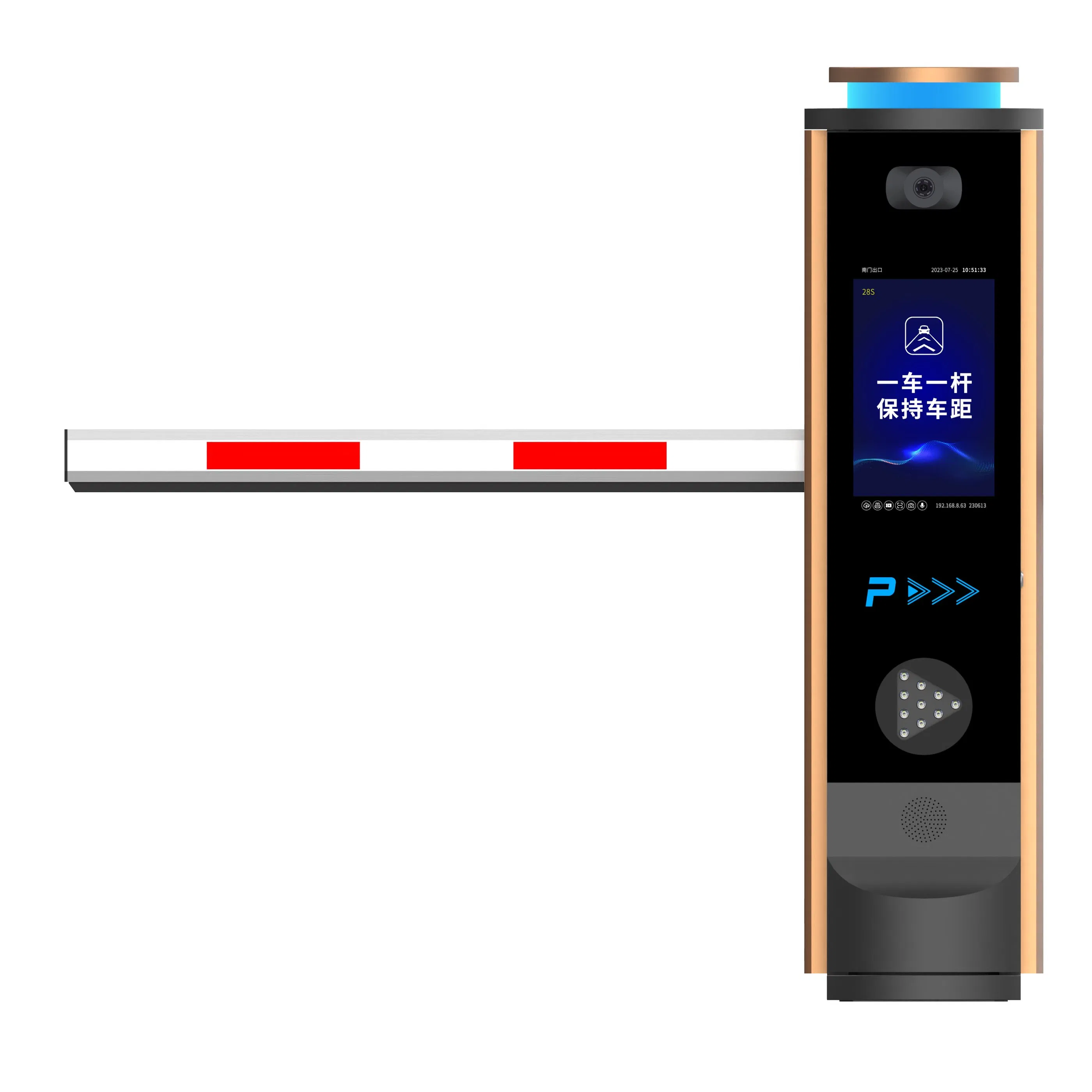 Advanced 10.1-Inch License Plate Recognition System for Parking Solutions