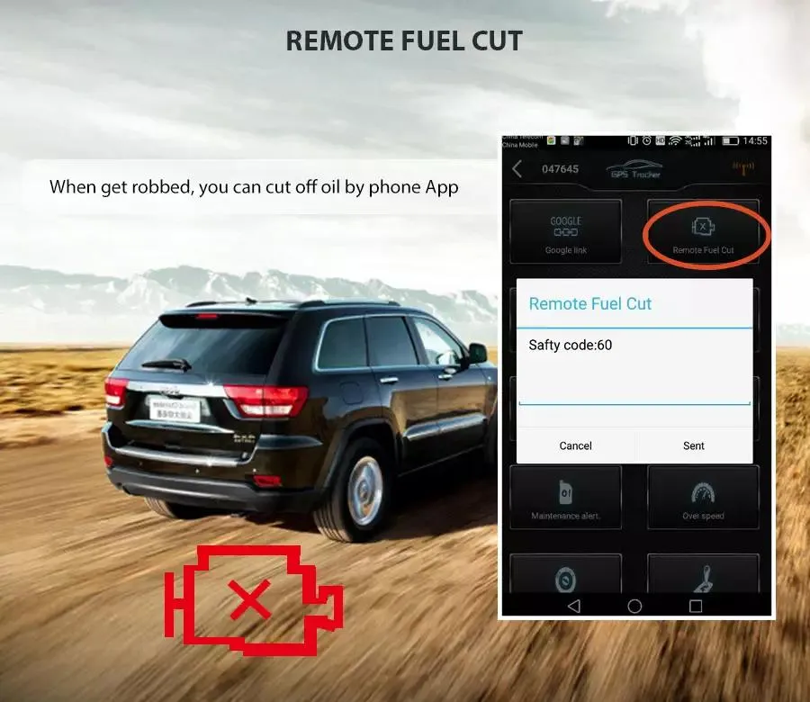 GPS Tracker Car Alarm 5