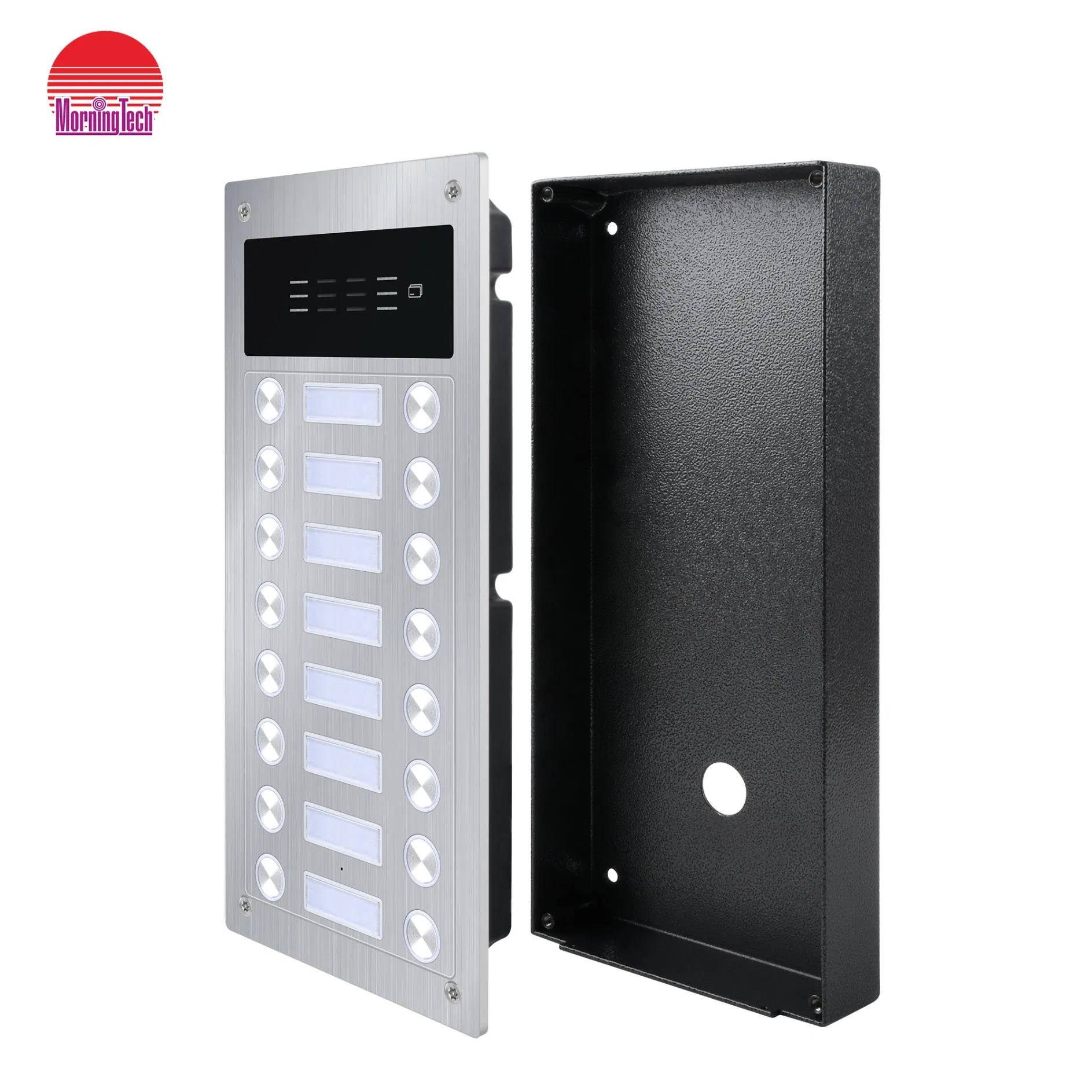 Apartment Wired Audio Doorphone RFID Card Audio Intercom Door Entry System 2wire