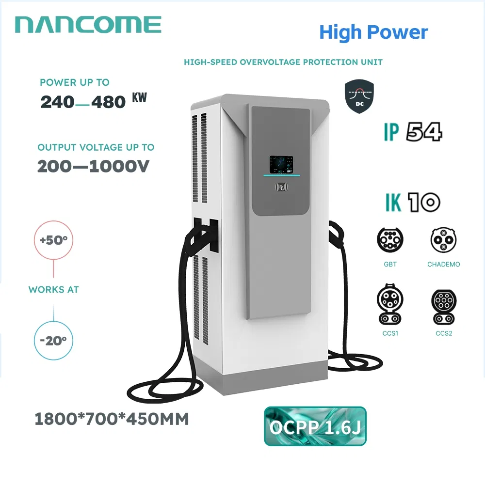 Robust High Power Charging Station for Logistics EV Charging with 480kw