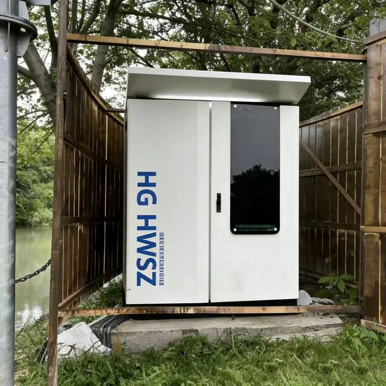 Industrial-grade water quality monitoring station - National standard method detection - Outdoor integrated online monitoring system HG HWSZ S100