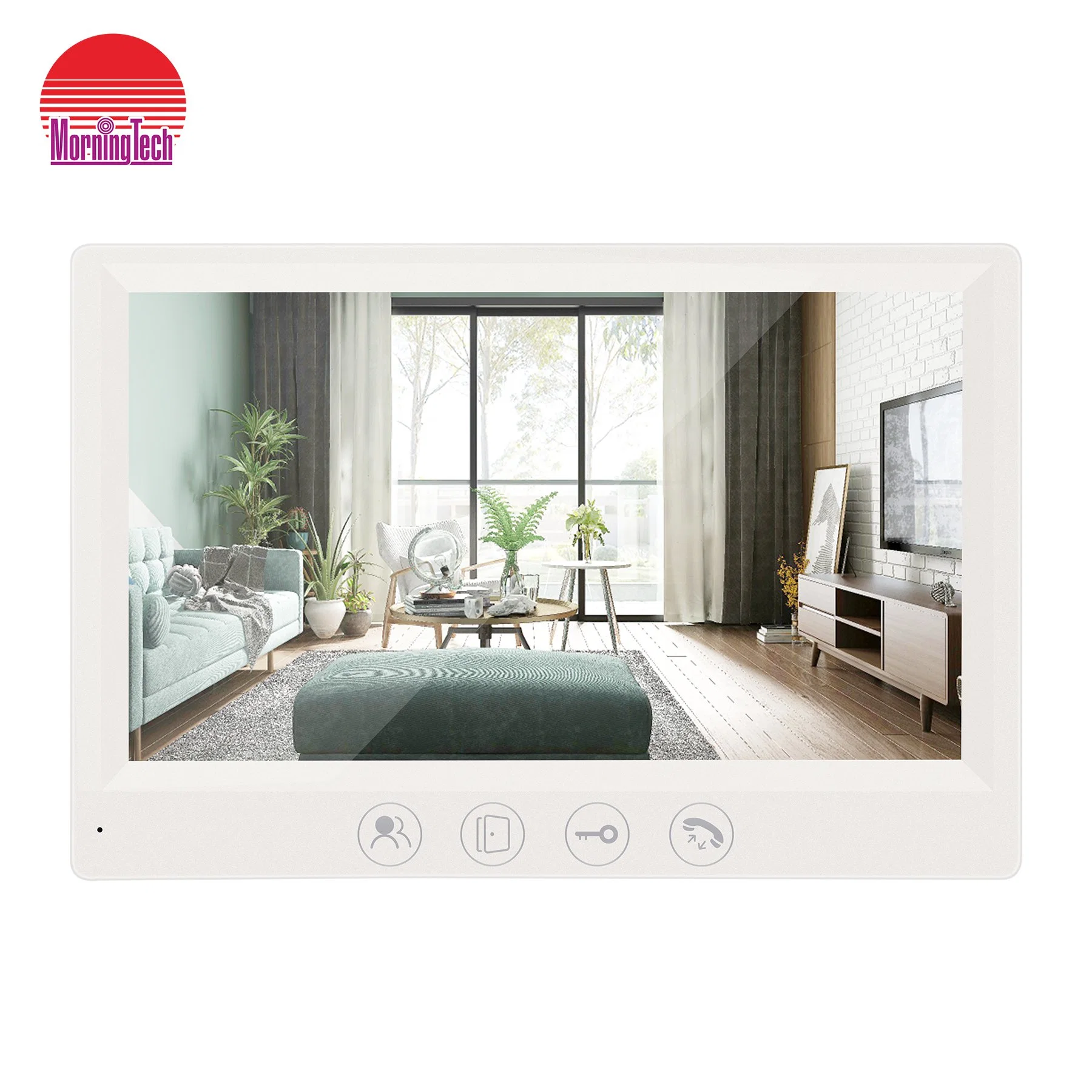 7inch Video Doorbell Intercom Entry System with Night Vision Audio Doorphone