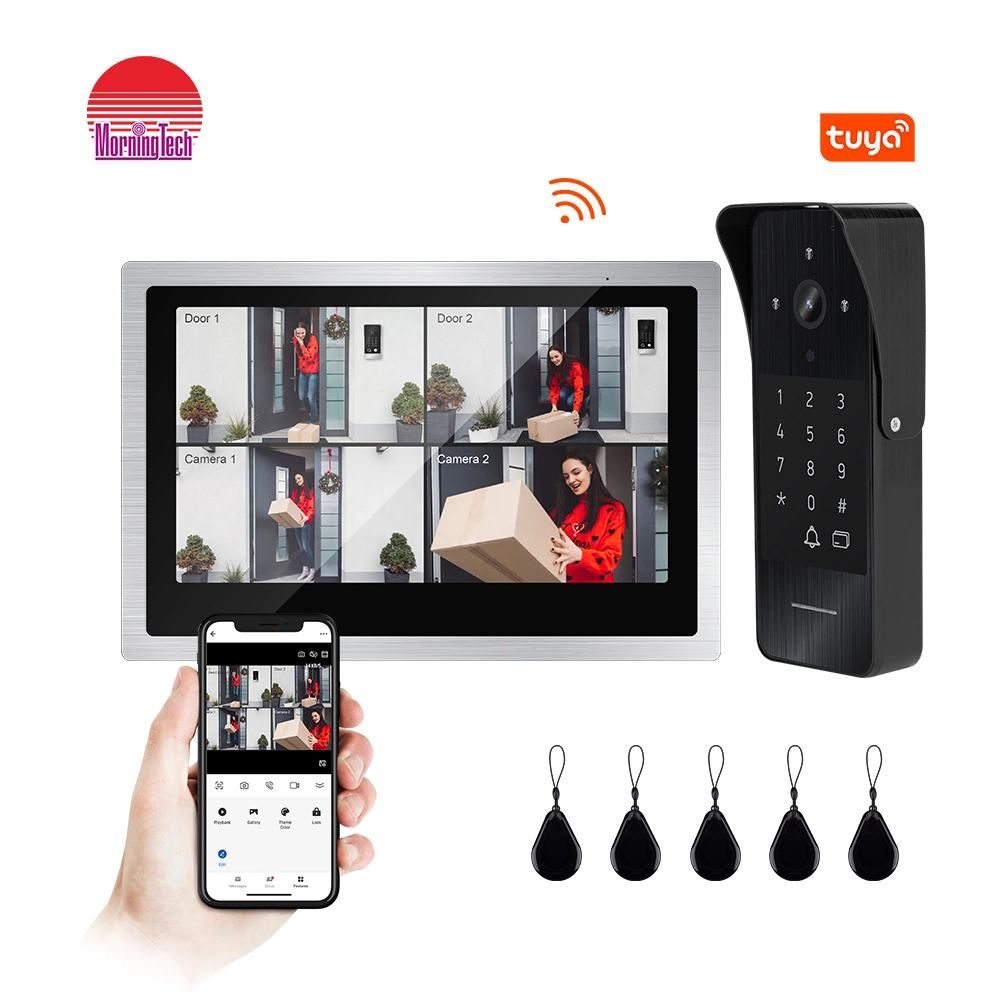 Video Interphone System 2 Apartments for IP Video Intercom for Apartments