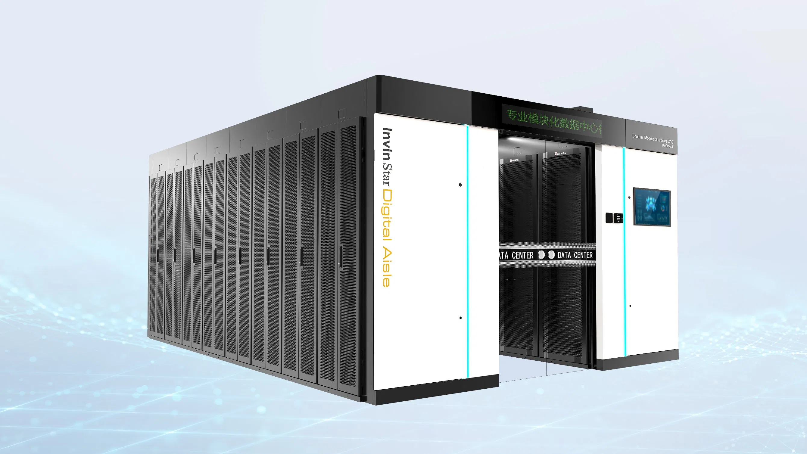 Advanced Cold Aisle Containment System for Efficient Data Center Airflow